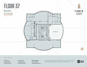 1201 3rd Ave, Seattle, WA à louer Plan d’étage– Image 1 sur 1
