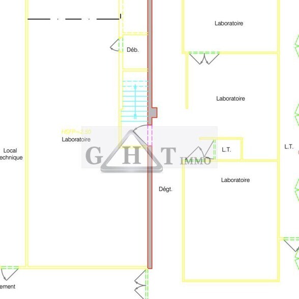 Industriel/Logistique dans Massy à louer - Plan d’étage – Image 2 sur 3