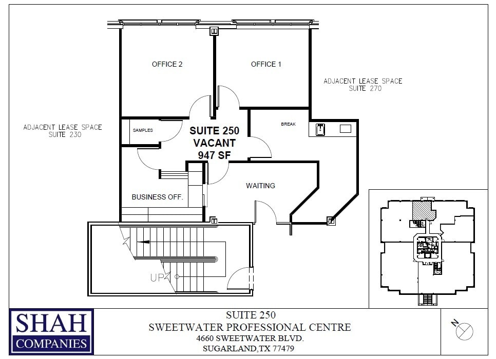 4660 Sweetwater Blvd, Sugar Land, TX à louer Plan d’étage– Image 1 sur 1