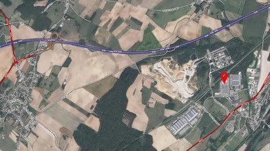 Rochefort-sur-Nenon - Vue aérienne  vue de carte - Image1