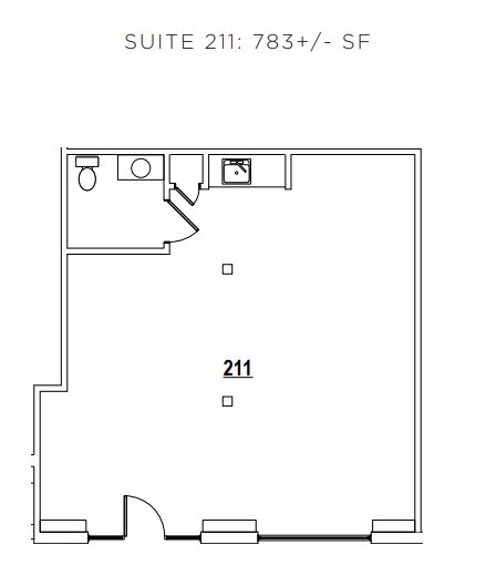 205-211 2nd St, Sausalito, CA à louer Plan d’étage– Image 1 sur 1