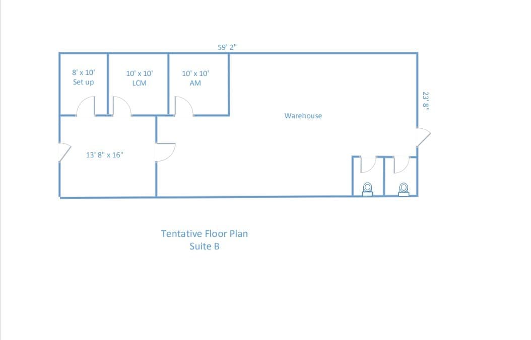611 W Poplar St, Elizabethtown, KY à louer Plan d’étage– Image 1 sur 1