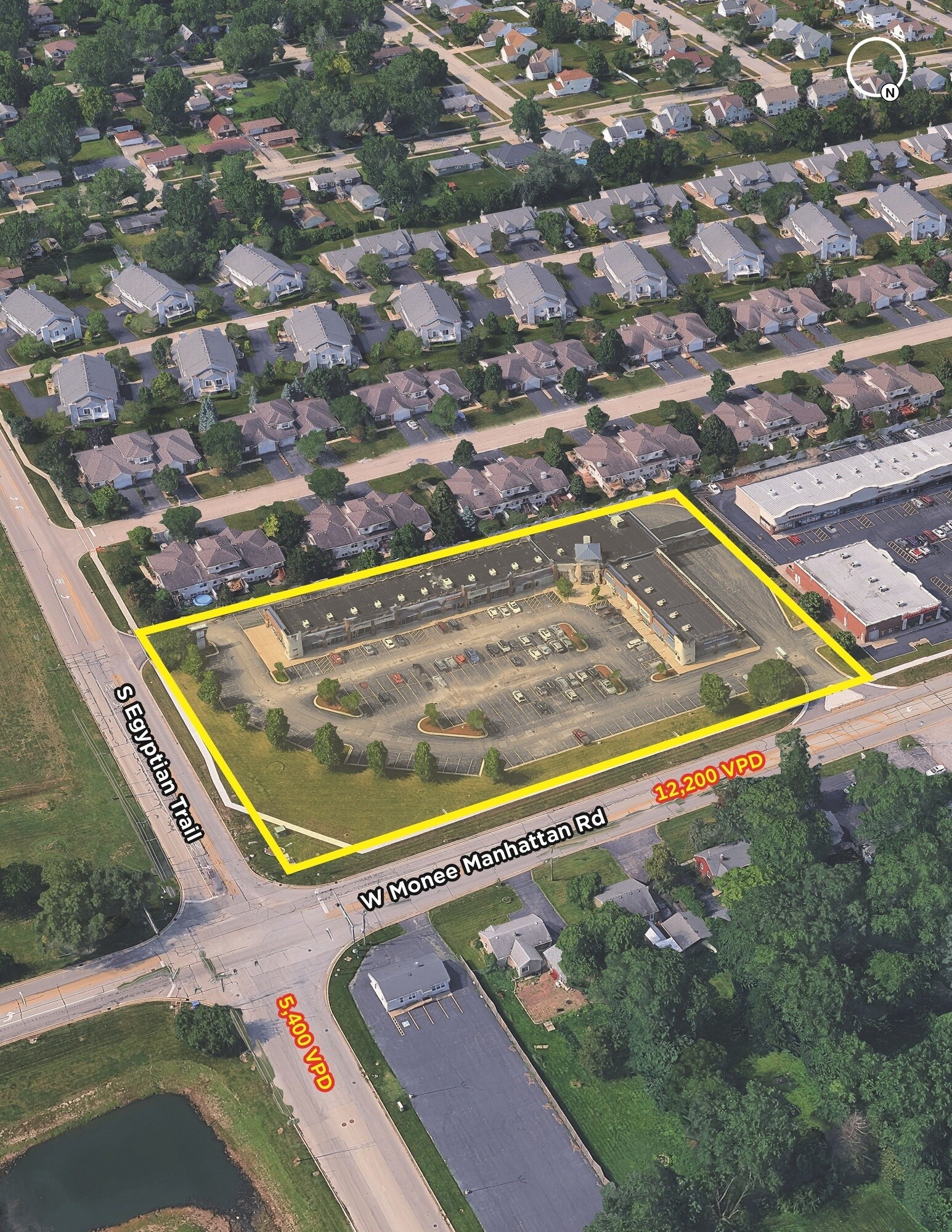 5601-5689 W Monee Manhattan Rd, Monee, IL à louer Aérien– Image 1 sur 6