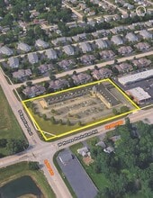 5601-5689 W Monee Manhattan Rd, Monee, IL - Vue aérienne vue de carte