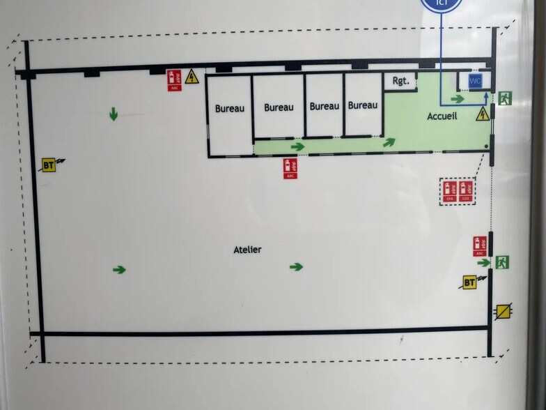 Local d’activités dans Brignais à louer - Plan d’étage – Image 3 sur 3