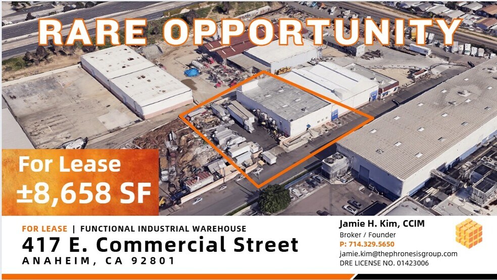 417-421 E Commercial St, Anaheim, CA à louer - Photo de l’immeuble – Image 1 sur 7