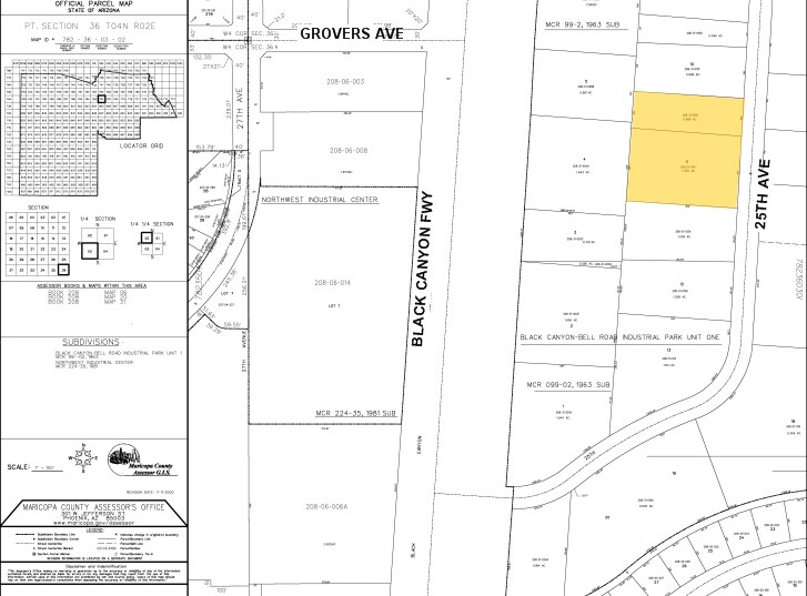17638 N 25th Ave, Phoenix, AZ à louer - Plan cadastral – Image 2 sur 8