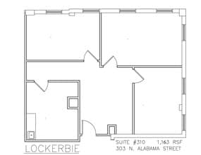 303 N Alabama St, Indianapolis, IN à louer Plan de site– Image 1 sur 1