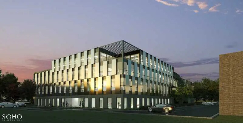 Bureau dans Champs-sur-Marne à louer - Photo de l’immeuble – Image 3 sur 9