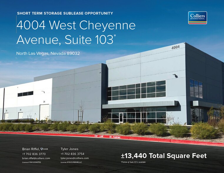 4004 W Cheyenne Ave, North Las Vegas, NV à louer - Photo de l’immeuble – Image 2 sur 9