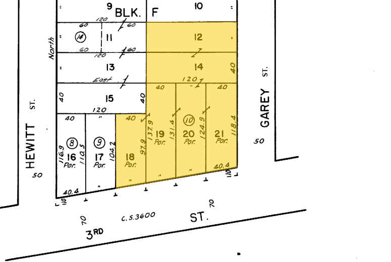 821-835 E 3rd St, Los Angeles, CA à louer - Plan cadastral – Image 2 sur 22