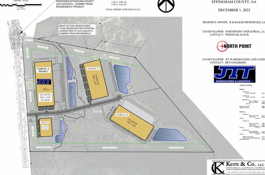 0 Old Augusta Rd, Rincon, GA à louer - Plan de site – Image 2 sur 3