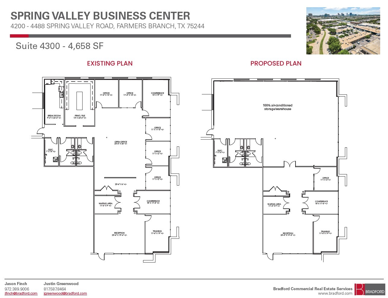 4440-4460 Spring Valley Rd, Dallas, TX à louer Plan d’étage– Image 1 sur 1