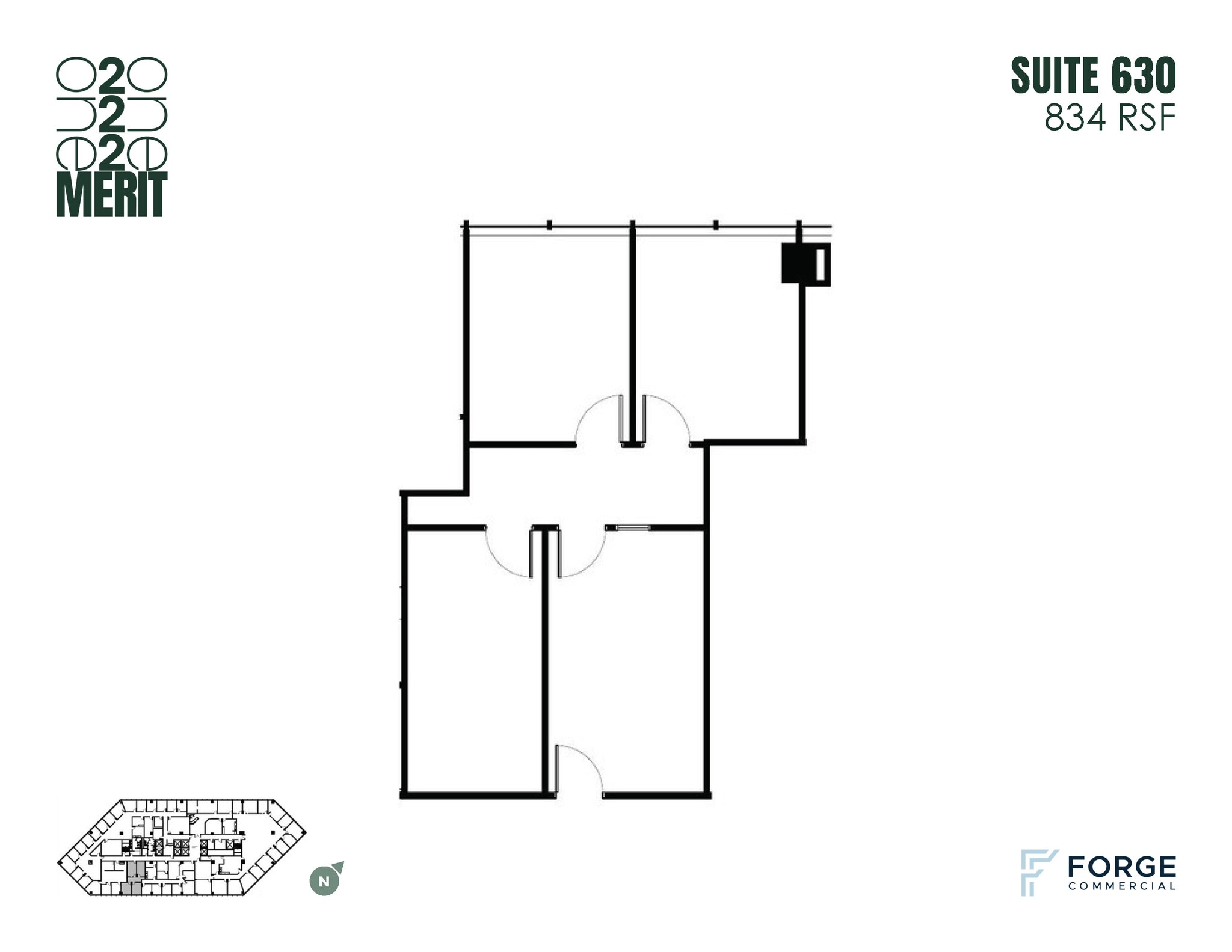12221 Merit Dr, Dallas, TX à louer Plan d’étage– Image 1 sur 1