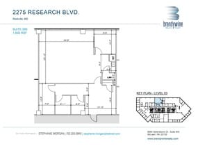 2275 Research Blvd, Rockville, MD à louer Plan d’étage– Image 1 sur 1