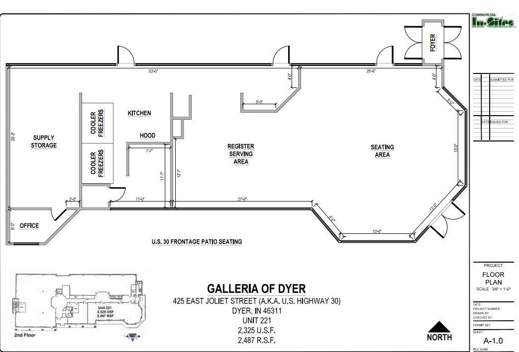 425 Joliet St, Dyer, IN 46311 - Lot 221 -  - Plan d’étage - Image 1 of 6