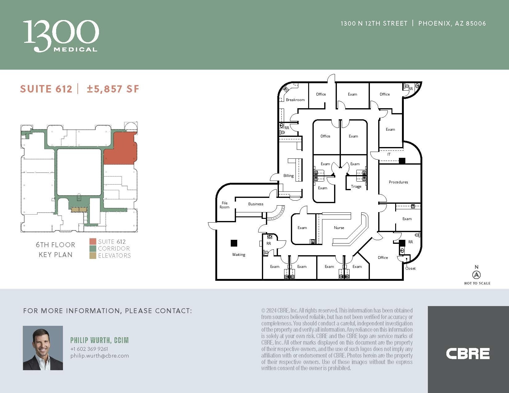 1300 N 12th St, Phoenix, AZ à louer Plan d’étage– Image 1 sur 1