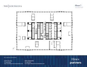 910 Louisiana St, Houston, TX à louer Plan d’étage– Image 1 sur 1