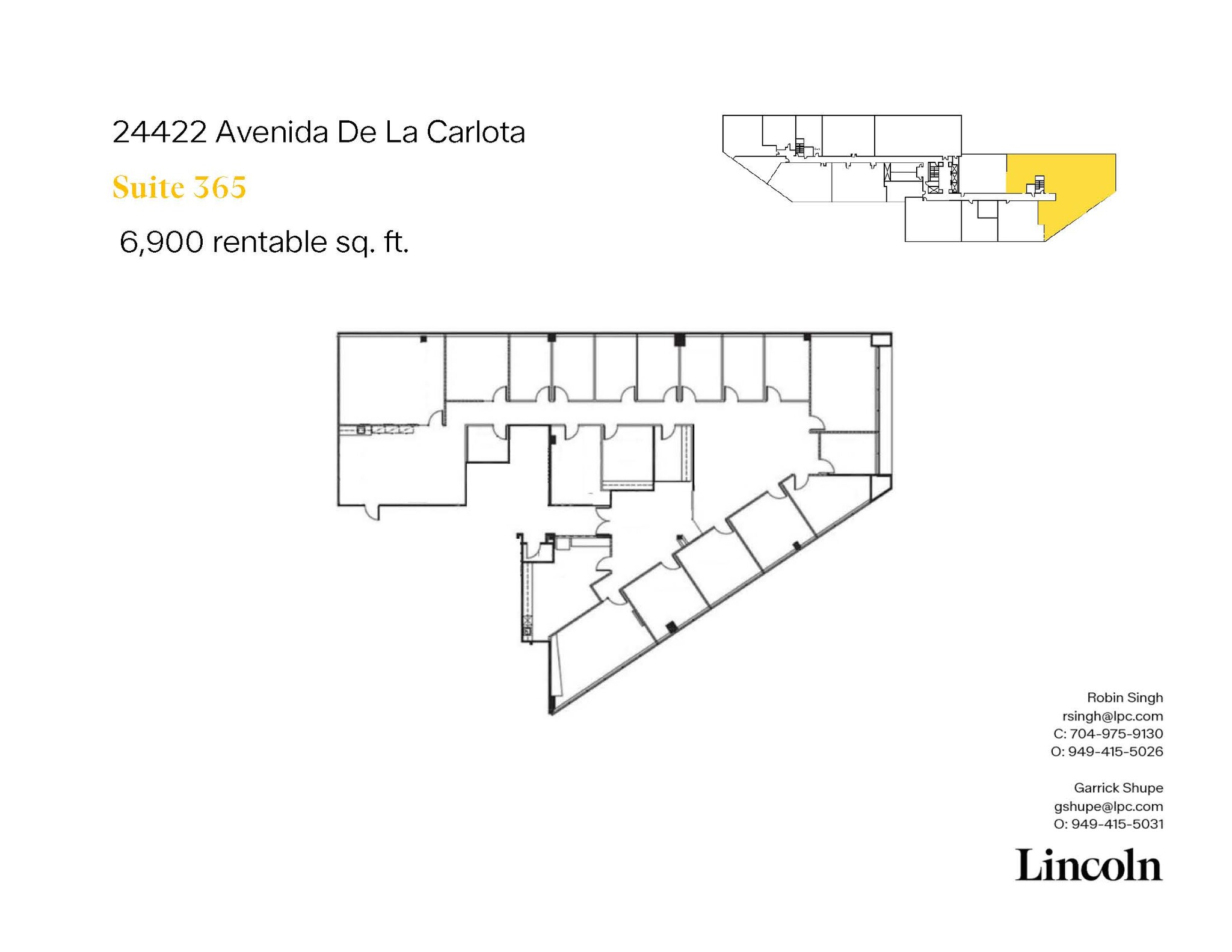 24422 Avenida De La Carlota, Laguna Hills, CA à louer Plan d’étage– Image 1 sur 12