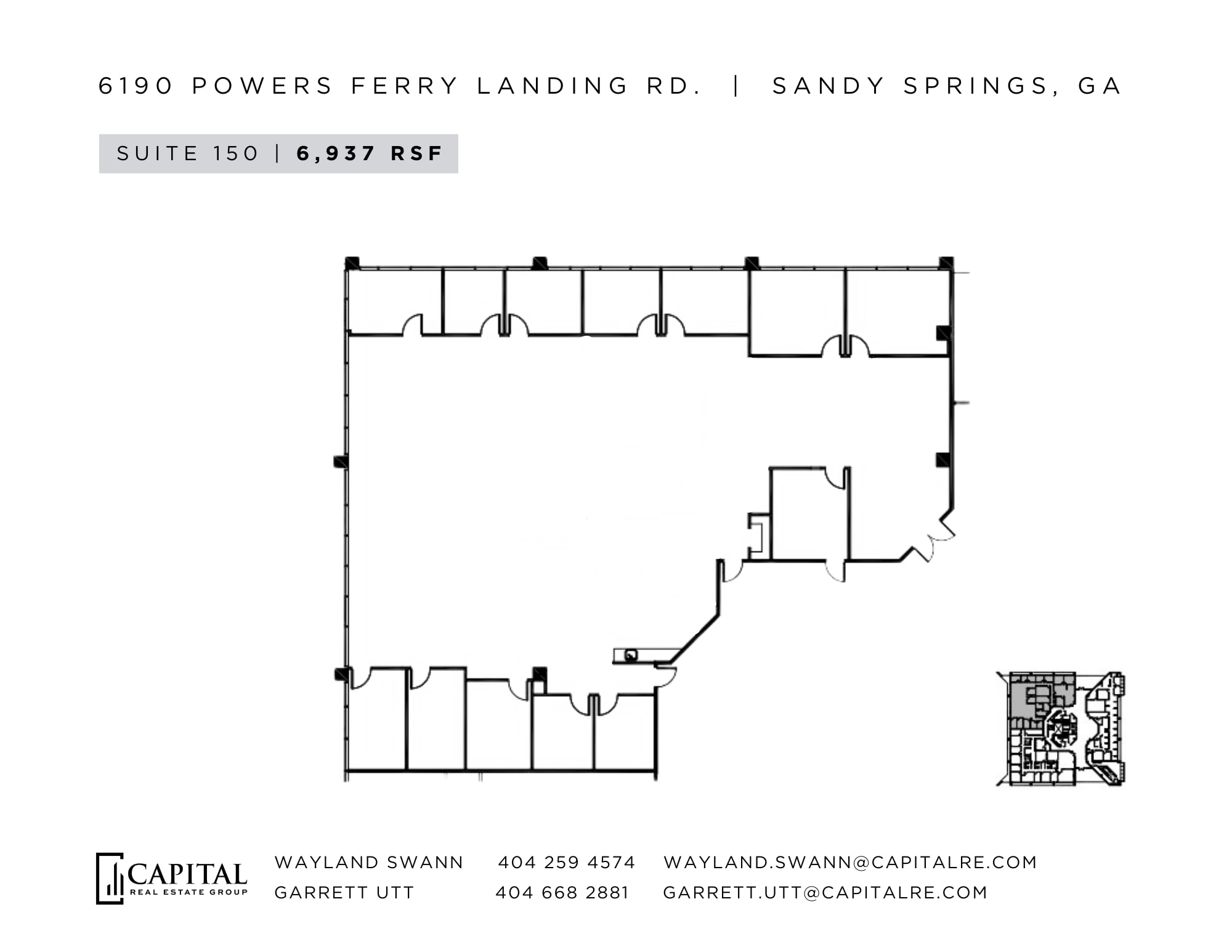 6190 Powers Ferry Landing Rd, Atlanta, GA à louer Plan d’étage– Image 1 sur 1