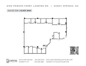 6190 Powers Ferry Landing Rd, Atlanta, GA à louer Plan d’étage– Image 1 sur 1