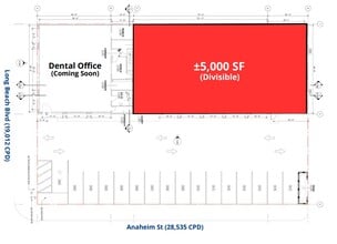 1300-1310 Long Beach Blvd, Long Beach, CA à louer Plan d’étage– Image 1 sur 1