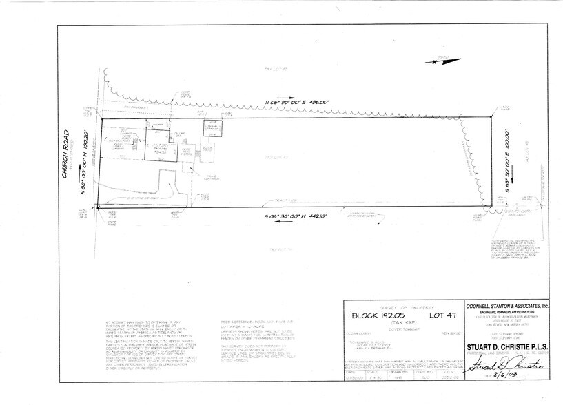 2430-2438 Church Rd, Toms River, NJ à vendre - Plan de site – Image 3 sur 5