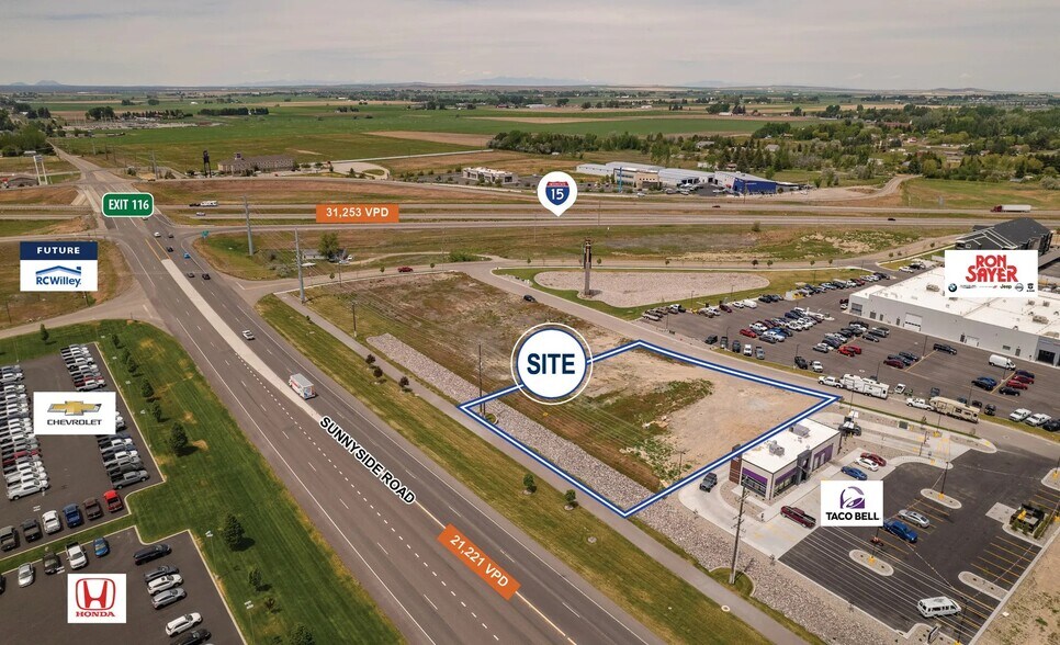 3244 S Fork Blvd, Idaho Falls, ID à louer - Aérien – Image 3 sur 5