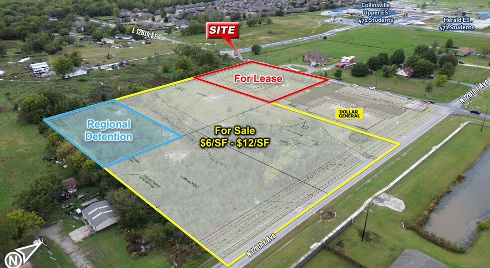 12621 E 122nd St N, Collinsville, OK à vendre - Photo de l’immeuble – Image 3 sur 4