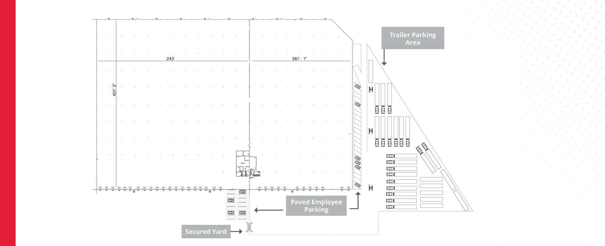 100 Alfred Kuehne Blvd, Brampton, ON à louer Plan d’étage– Image 1 sur 2