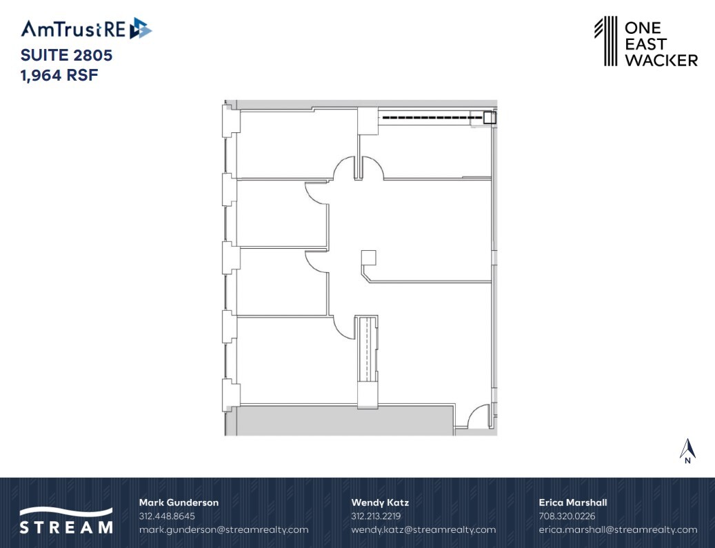 1 E Wacker Dr, Chicago, IL à louer Plan d’étage– Image 1 sur 1