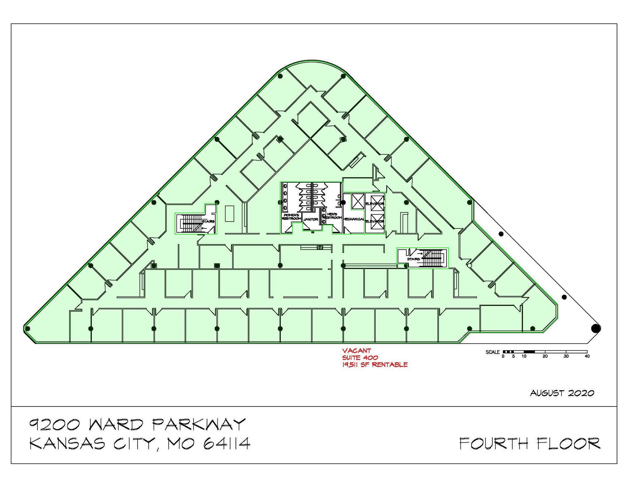 9200 Ward Pky, Kansas City, MO à louer Plan d’étage– Image 1 sur 1