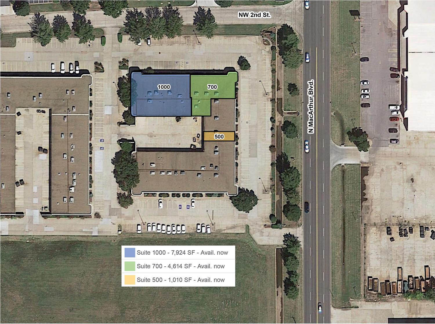 6100 NW 2nd St, Oklahoma City, OK à louer Aérien– Image 1 sur 2