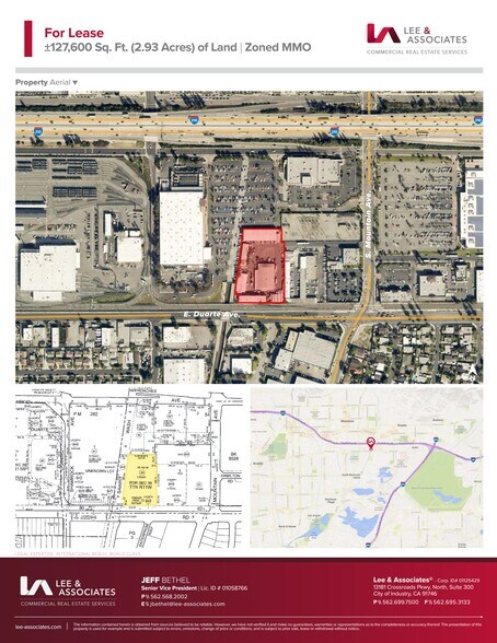 1705 S Mountain Ave, Monrovia, CA à louer - Plan de site – Image 2 sur 2