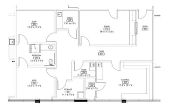 17051 N Dallas Pky, Addison, TX à louer Plan d’étage– Image 1 sur 1