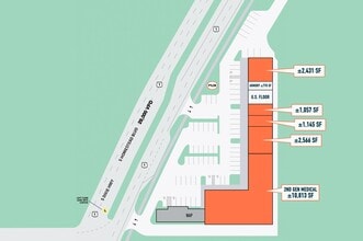 211 S Homestead Blvd, Homestead, FL à louer Plan de site– Image 1 sur 2