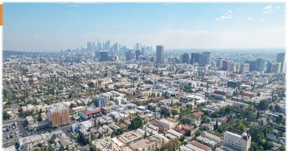 127 S St Andrews Pl, Los Angeles, CA - Vue aérienne vue de carte