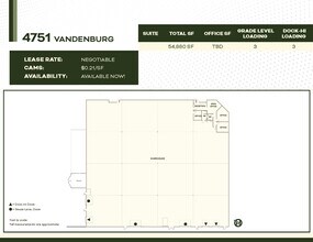3917 E Lone Mountain Rd, North Las Vegas, NV à louer Plan d’étage– Image 1 sur 1