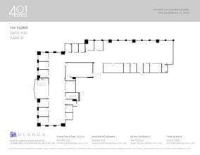 401 E las olas Blvd, Fort Lauderdale, FL à louer Plan d’étage– Image 1 sur 1
