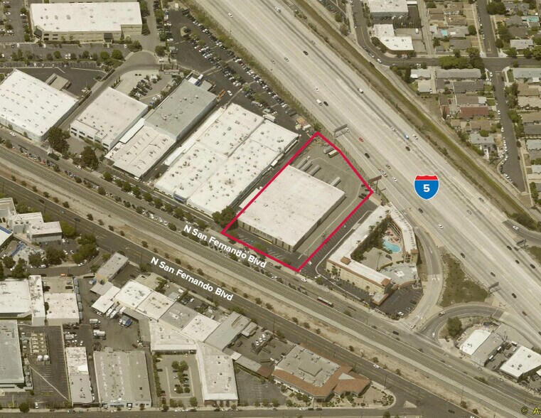 2930 N San Fernando Blvd, Burbank, CA à vendre - Aérien – Image 3 sur 6
