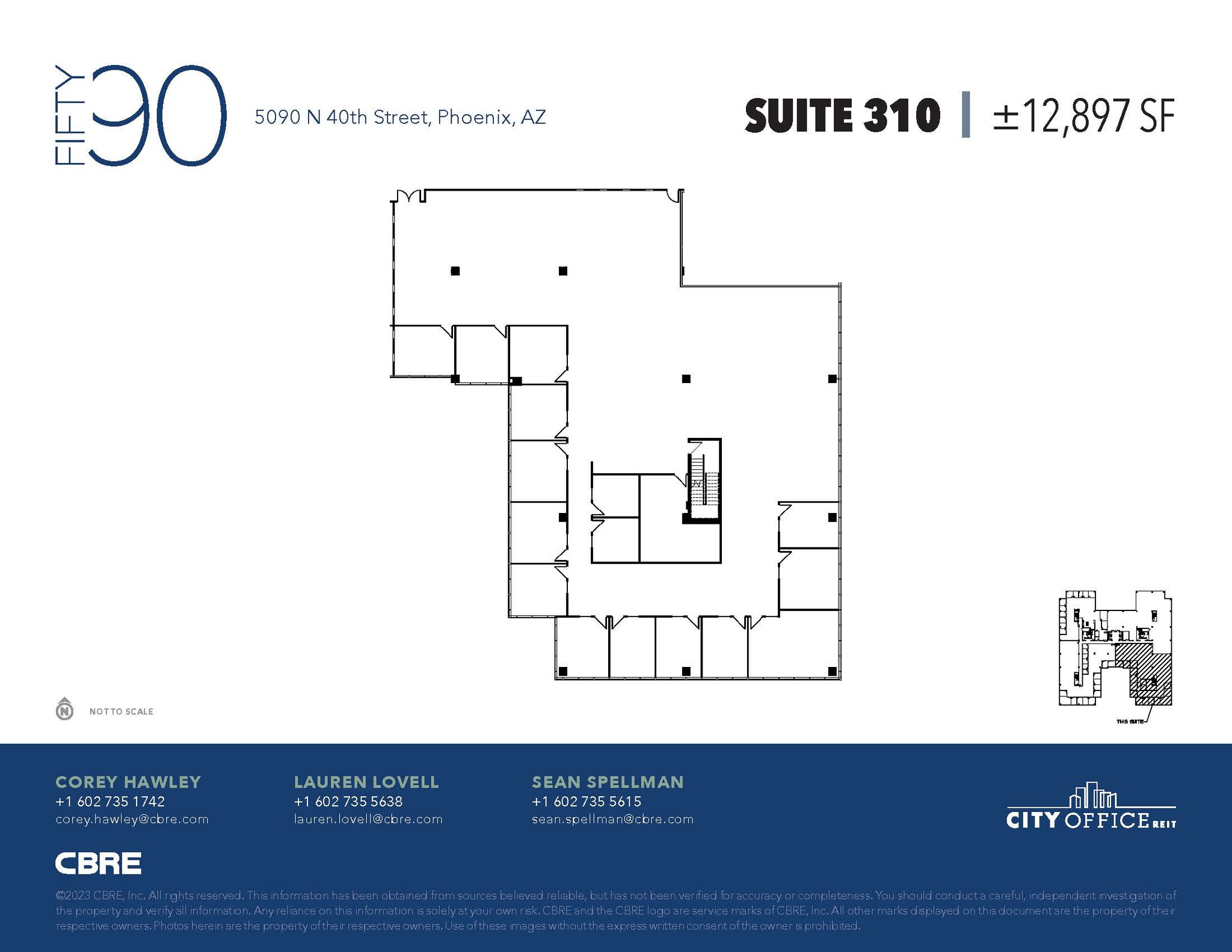 5090 N 40th St, Phoenix, AZ à louer Plan d’étage– Image 1 sur 1