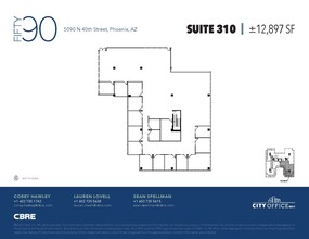 5090 N 40th St, Phoenix, AZ à louer Plan d’étage– Image 1 sur 1