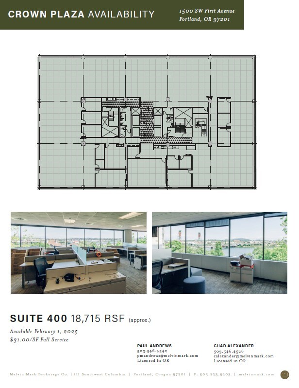 1500 SW 1st Ave, Portland, OR à louer Photo de l’immeuble– Image 1 sur 5