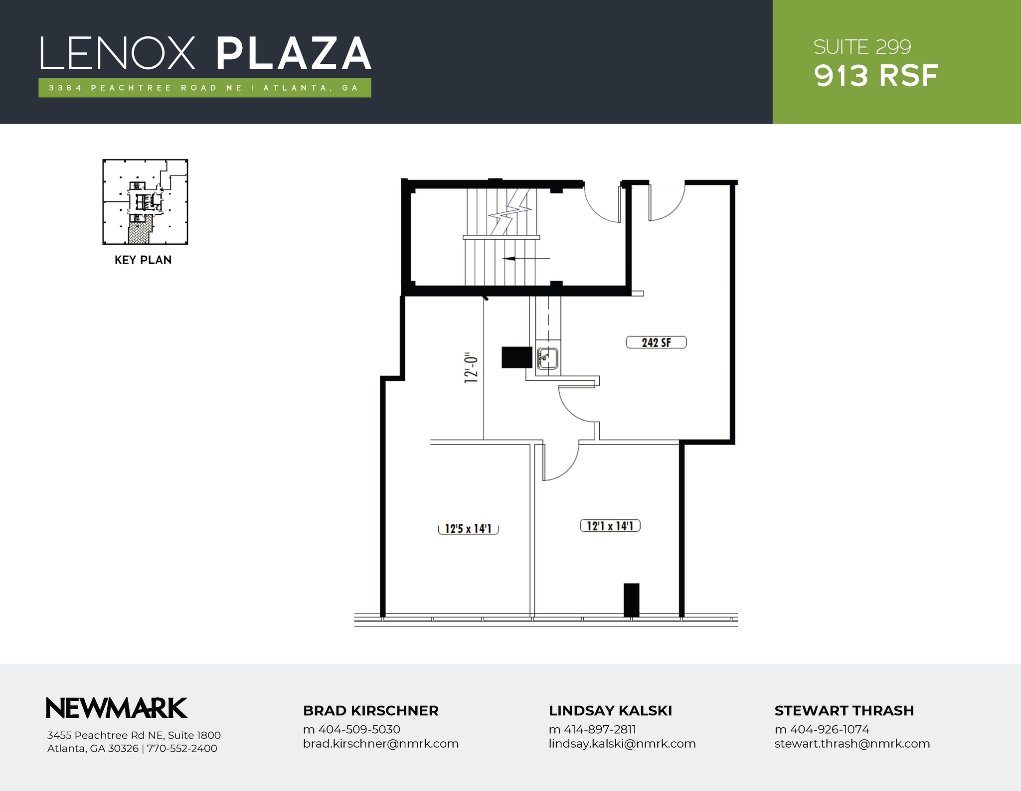 3384 Peachtree Rd NE, Atlanta, GA à louer Plan d’étage– Image 1 sur 1