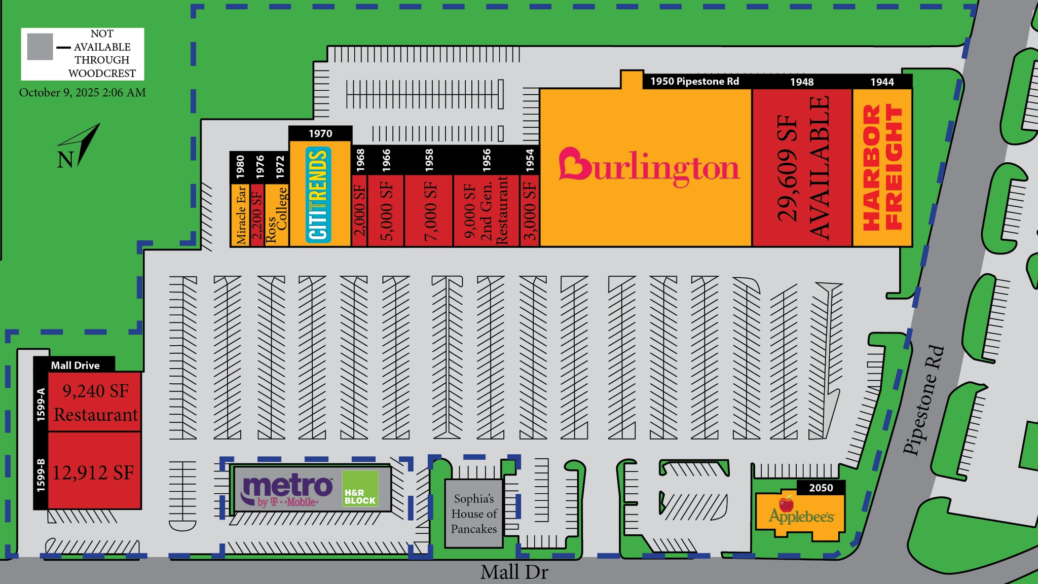 1950 Pipestone Rd, Benton Harbor, MI à louer Plan de site– Image 1 sur 1