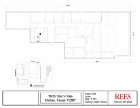 1635 N Stemmons Fwy, Dallas, TX à louer Plan de site– Image 1 sur 1
