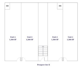 1867 Prospect Ave E, Cleveland, OH à louer Plan d’étage– Image 1 sur 1