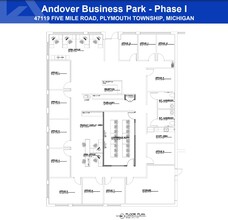 47075-47119 Five Mile Rd, Plymouth, MI à louer Plan d’étage– Image 1 sur 1