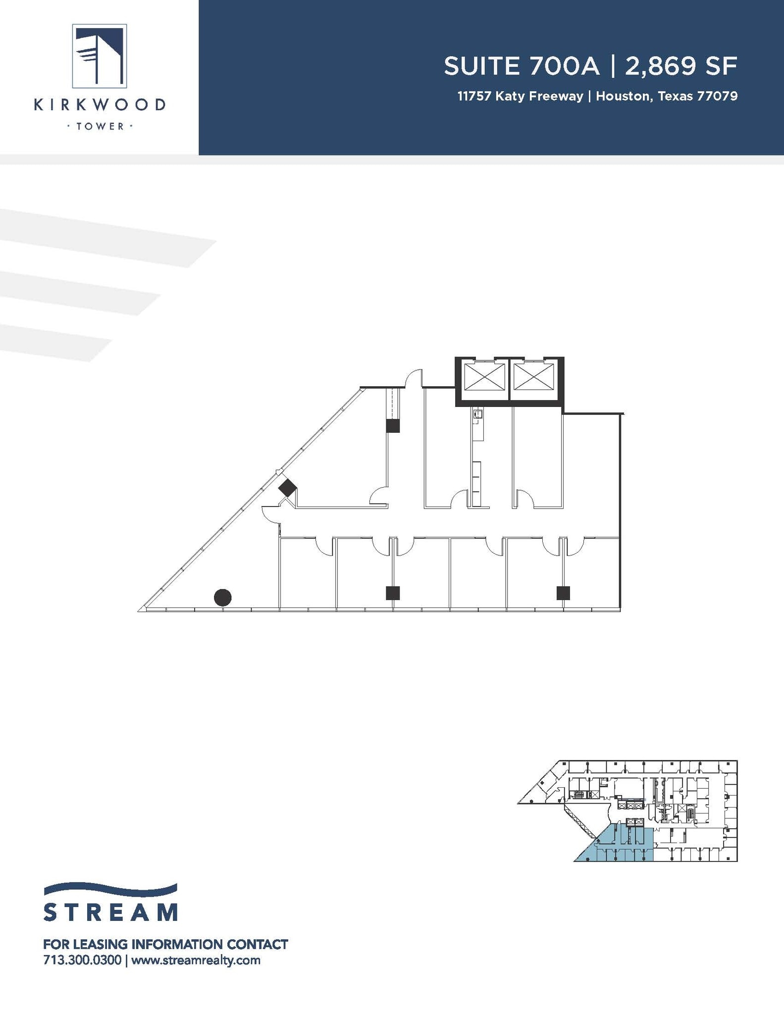 11757 Katy Fwy, Houston, TX à louer Plan d’étage– Image 1 sur 1