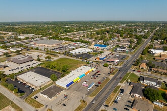 3937-4050 N High School Rd, Indianapolis, IN - VUE AÉRIENNE  vue de carte - Image1